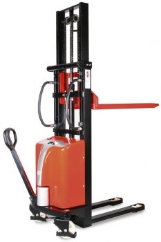 Halbelektrischer Stapler, Hub 1600-2500-3000 mm, 1t