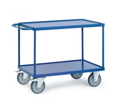 Tischwagen mit 2 Stahlblech-Wannen, 500-600 kg