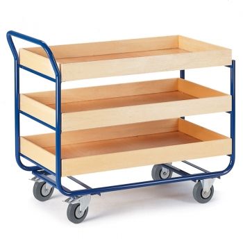 Tischwagen 80 mm Randhöhe (3 Etagen)