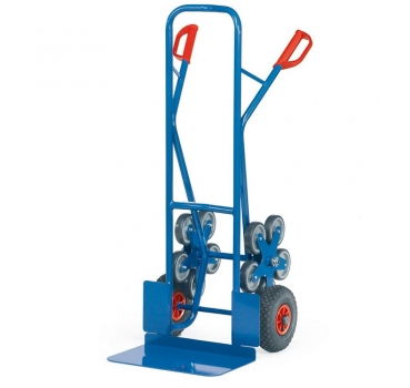 Treppenkarren Stahl 200 kg, mit 2 fünfarmigen Rad-Sternen