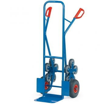 Treppenkarren Stahl 200 kg, mit 2 fünfarmigen Rad-Sternen