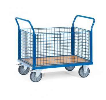 Vierwandwagen, 4 Wände aus Drahtgitter, 500 bis 600 kg Tragkraft