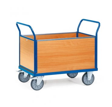 Vierwandwagen, 4 Holzwände, 500 bis 600 kg Tragkraft