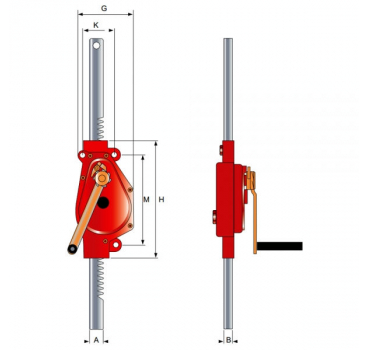 Preview: Zahnstangenwandwinden, 1500-3000 kg Tragkraft, Druckversion-2