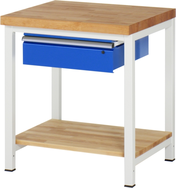 Werkbank höhenverstellbar 8001A7, B750xT700xH840-1040mm, 1xSchublade-TA