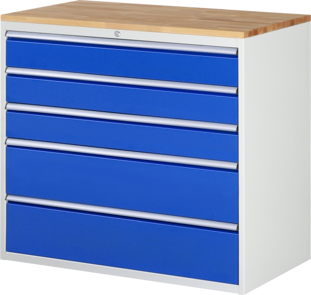 Schubladenschrank XXL7.4, B1145xT650xH1035mm, B-Top-25mm, 5xSchublade-TA