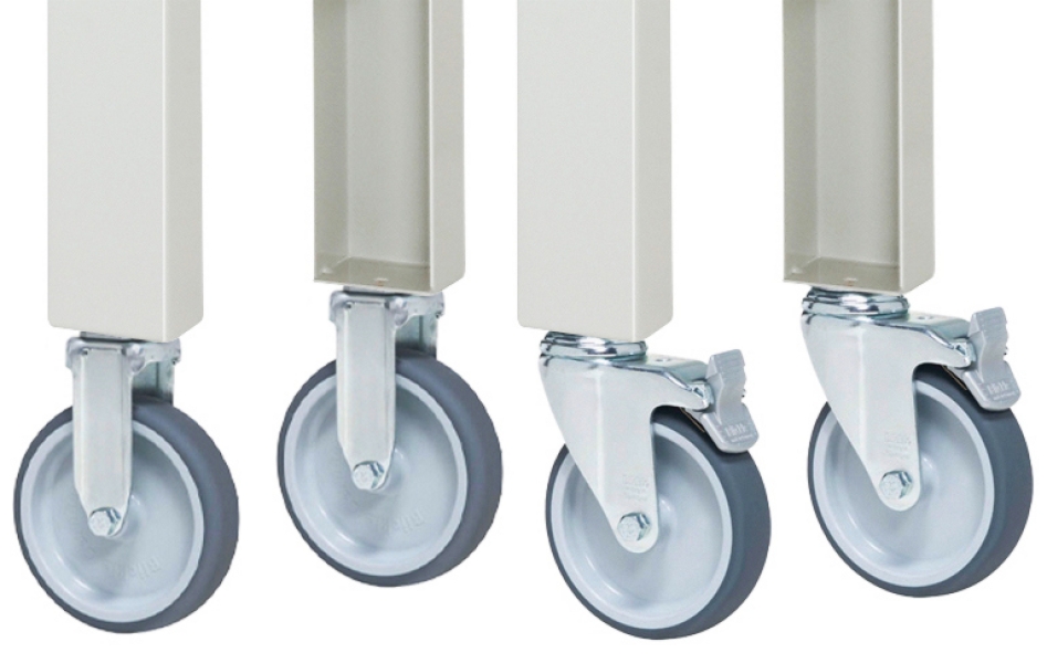 Fahrbare Werkbank (höhenverstellbar) 7000-7, B1250xT700xH950-1000mm | 2BR-2LR