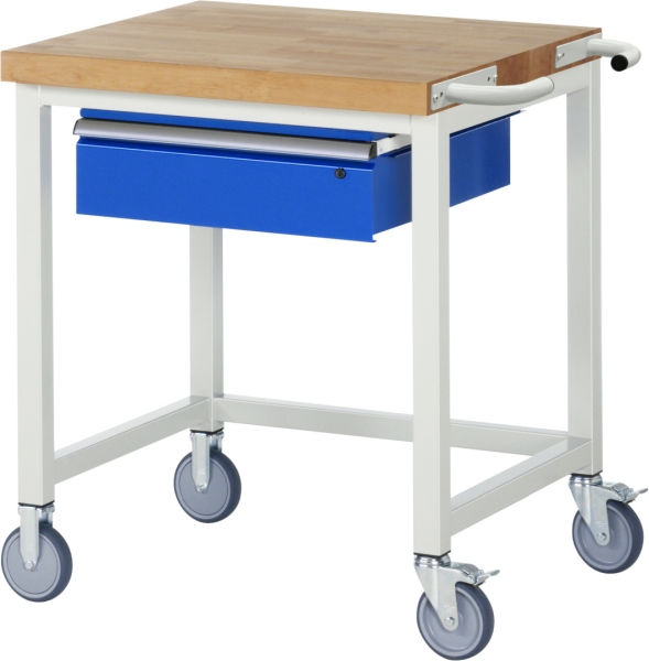 Fahrbare Werkbank 8001, B750xT700xH880mm, 1xSchublade-TA