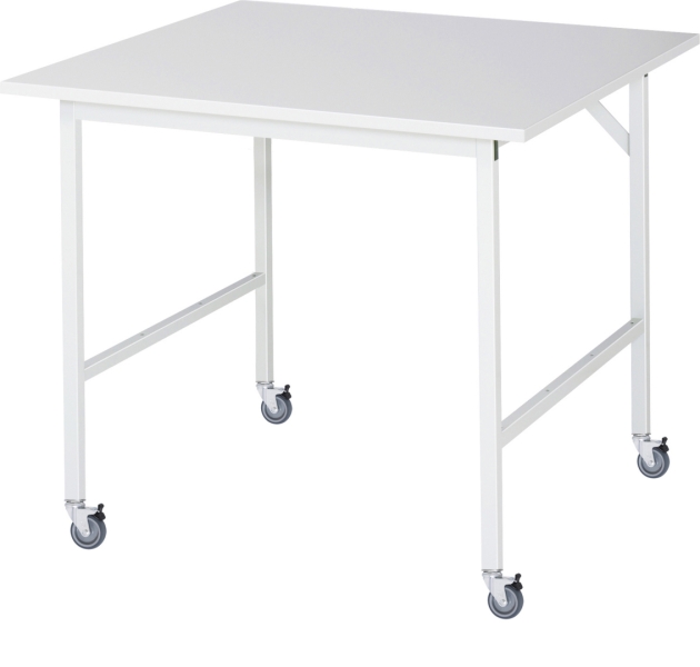 Fahrbarer Arbeitstisch Jerry (4 LR), B1000xT1000xH900mm, M-Platte-22mm