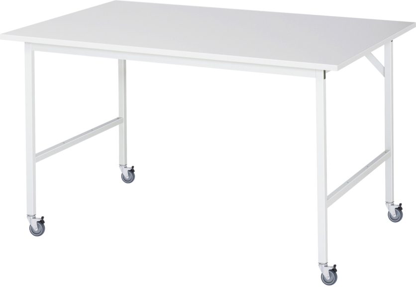 Fahrbarer Arbeitstisch Jerry (4 LR), B1500xT1000xH900mm, M-Platte-22mm