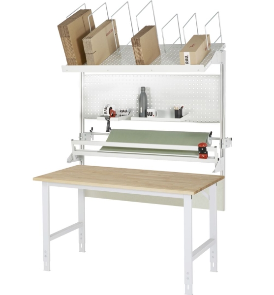 Packtisch Komplettset 05, AT-Tom, B1500 x T800, B-Platte