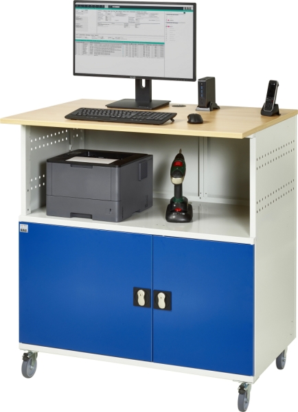 Computer-Tisch 1023, B1100xT790xH1180mm, mobil