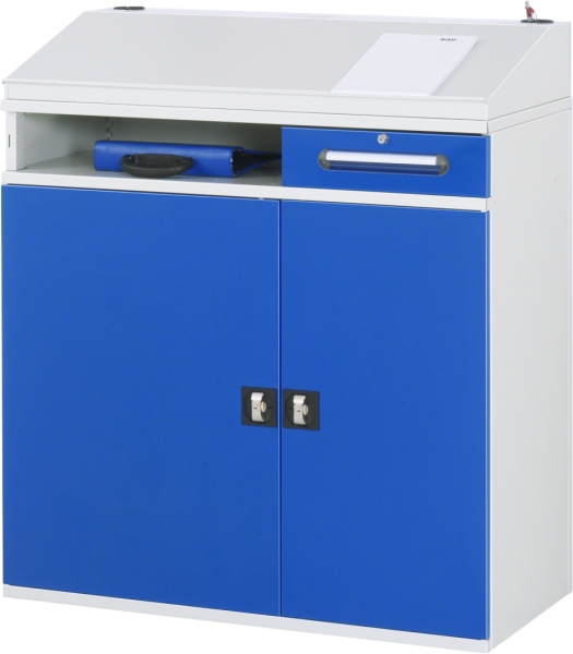 Beistellschrank Stehpult 06T, B1100xT520xH1110/1220mm, stationär