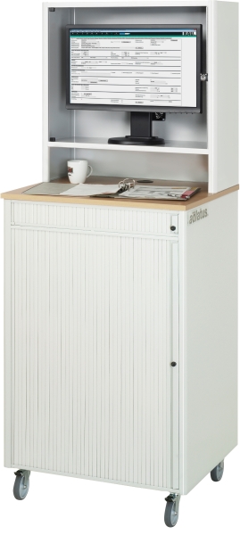 Computer-Station 2065, B720xT660xH1850mm, mobil