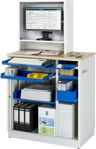 Computer-Station 2615, B1030xT660xH1810mm, stationär