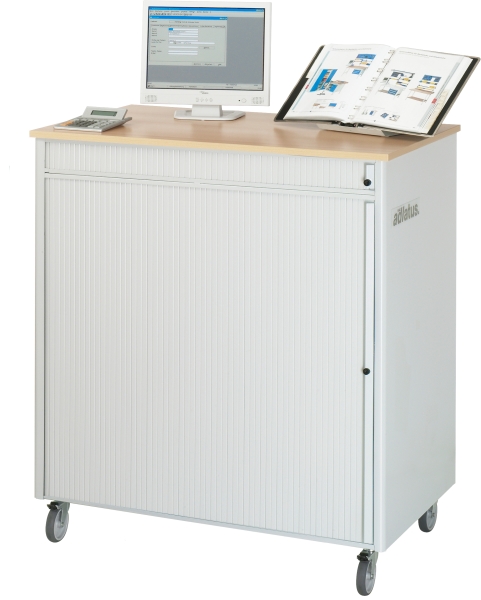 Computer-Station 2650, B1030xT660xH1140mm, mobil