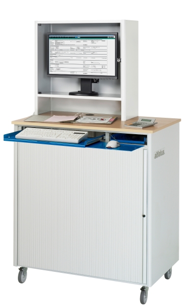 Computer-Station 2665, B1030xT660xH1850mm, mobil