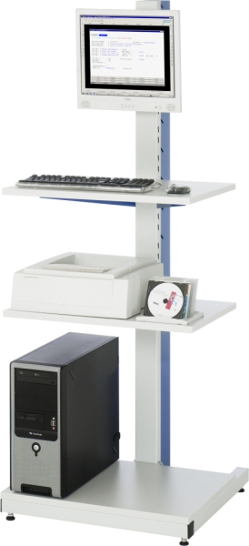 Computer-Ständer 6018, B650xT650xH1680mm, stationär