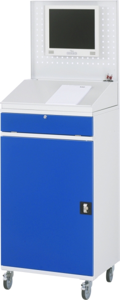 Computer-Schrank 61, B65 xT520xH1895mm, mobil