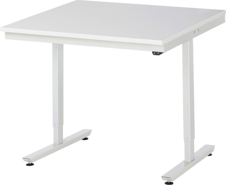 Arbeitstisch elektrisch höhenverstellbar, B1000xT1000xH720-1120mm, M-Platte-22 mm