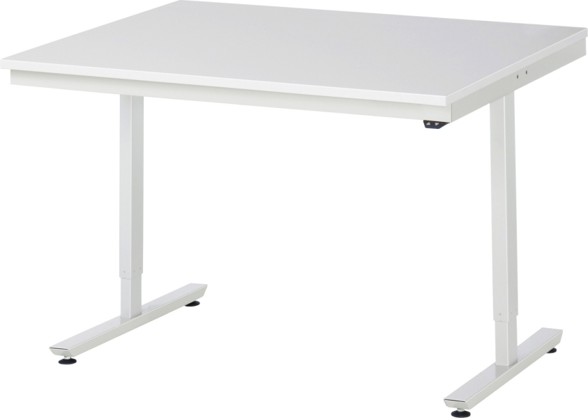 Arbeitstisch elektrisch höhenverstellbar, B1250xT1000xH720-1120mm, M-Platte-22 mm
