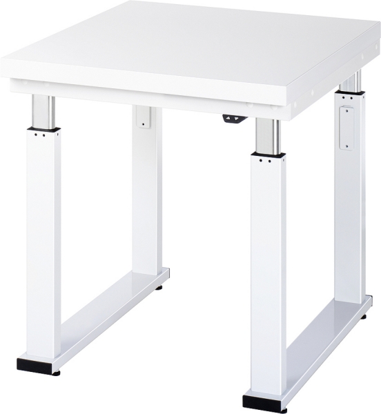 Werkbank elektrisch höhenverstellbar, B750xT900xH740-1140mm, HPL-Platte-40 mm