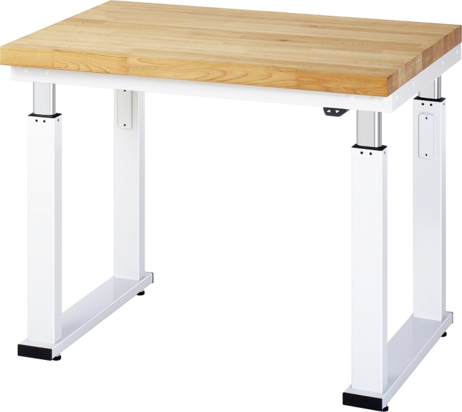 Werkbank elektrisch höhenverstellbar, B1000xT700xH740-1140mm, B-Platte-40 mm