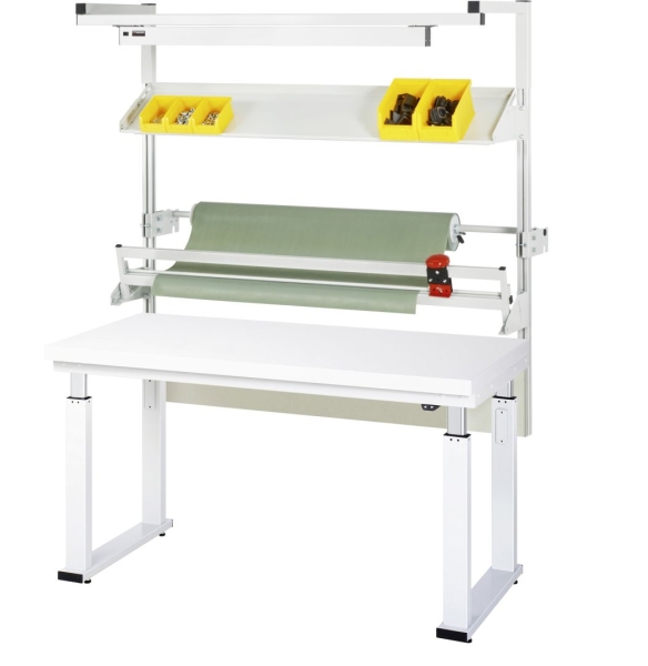 Packtisch Komplettset 02, 08-WB, B2000 x T700, H-Platte