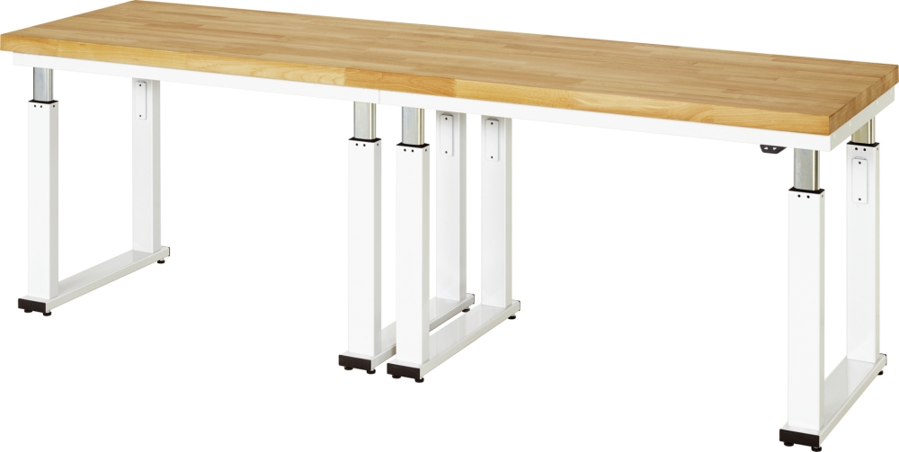 Werkbank elektrisch höhenverstellbar, B2500xT700xH740-1140mm, B-Platte-40 mm