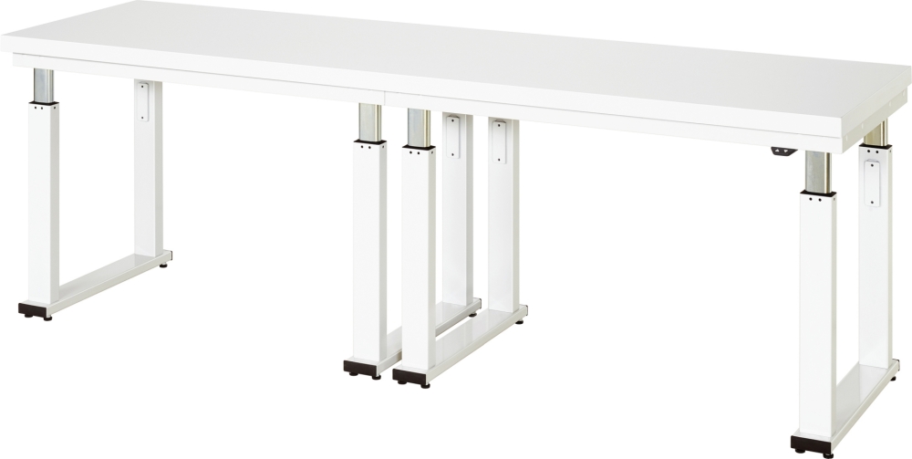 Werkbank elektrisch höhenverstellbar, B2500xT700xH740-1140mm, HPL-Platte-40 mm