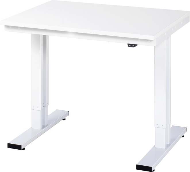 Werktisch elektrisch höhenverstellbar, B1000xT800xH720-1120mm, M-Platte-22 mm