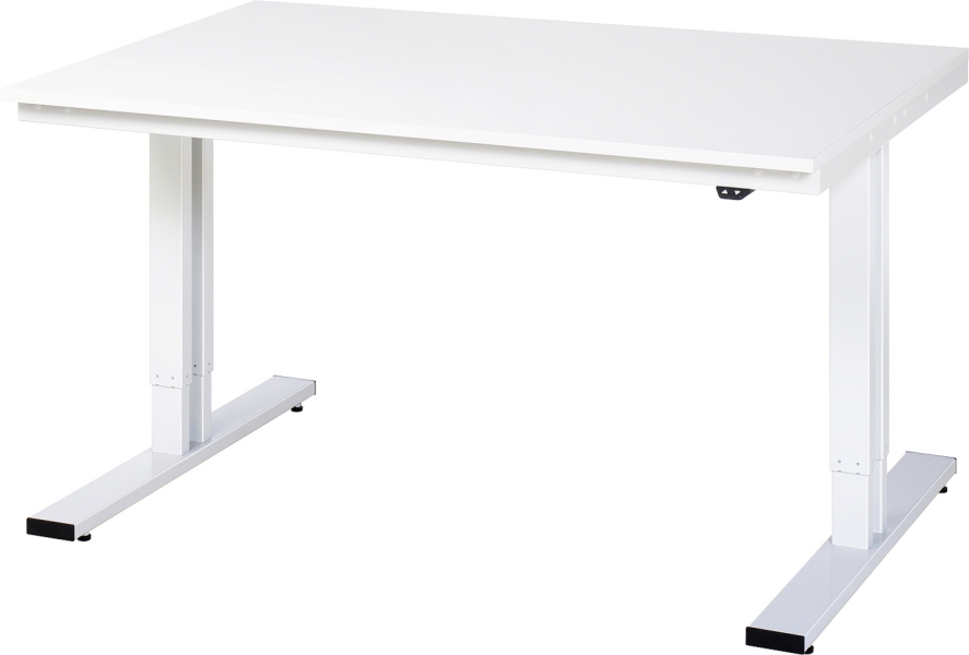 Werktisch elektrisch höhenverstellbar, B1500xT1000xH720-1120mm, M-Platte-22 mm