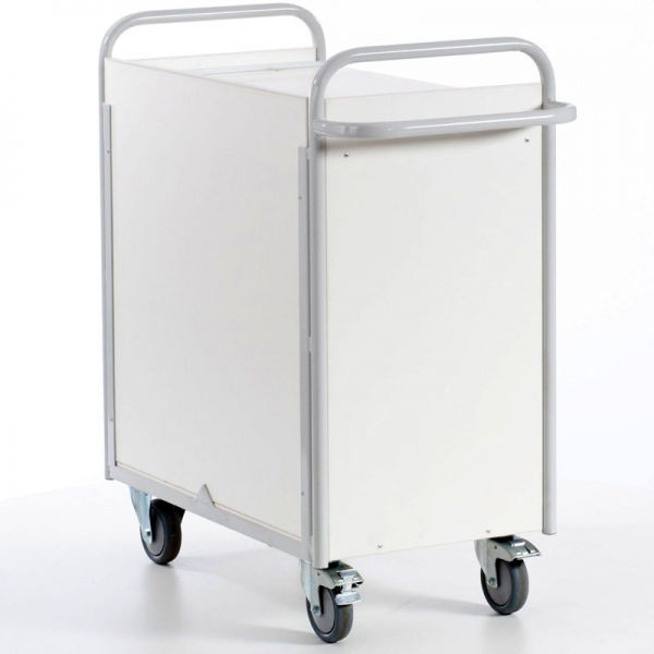 Regalwagen, 3 Ladeflächen und 3 Wände, 150 kg Tragkraft, 800x490x1070 mm Ladeflächen