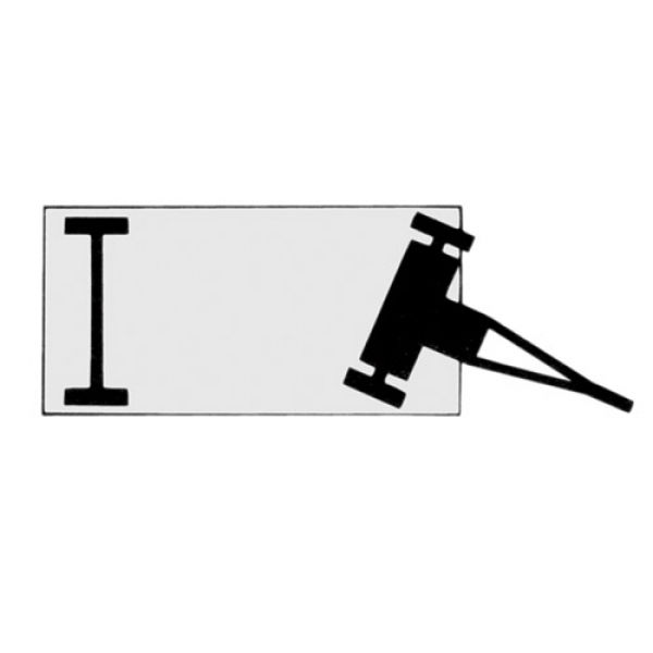 Langmaterial-Anhänger von Rollcart - Zeichnung