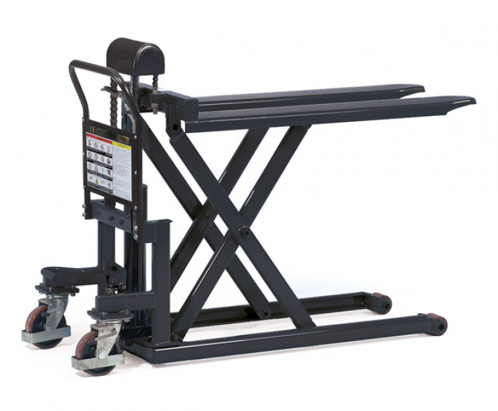 Scheren-Hubwagen bis 1000 kg, Lenkräder aus Polyurethan