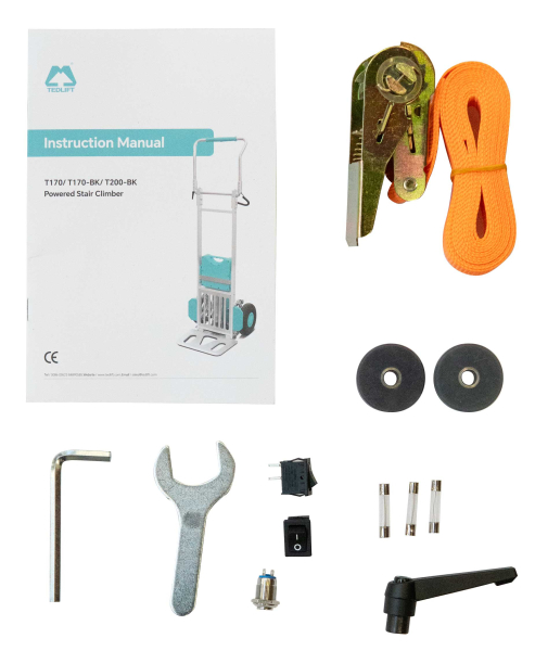 Elektrische Treppensackkarre TSKE Premium, 170 kg