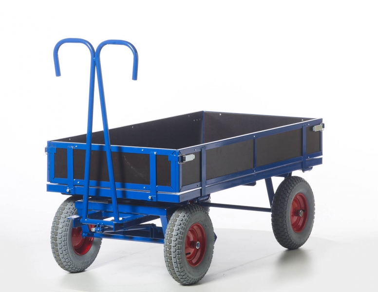 Handpritschenwagen mit Holzbordwänden