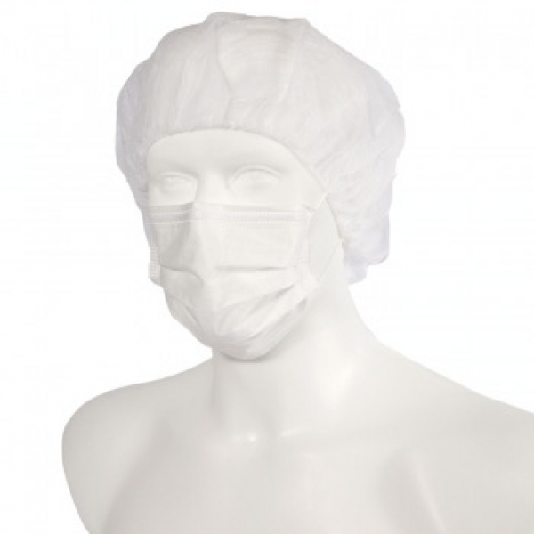 50 Stück Gesichts-/Atemschutzmaske 3-lagig mit Ohrschlaufen