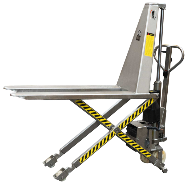 Elektrischer Scherenhubwagen Edelstahl Premium 10E, 1000kg