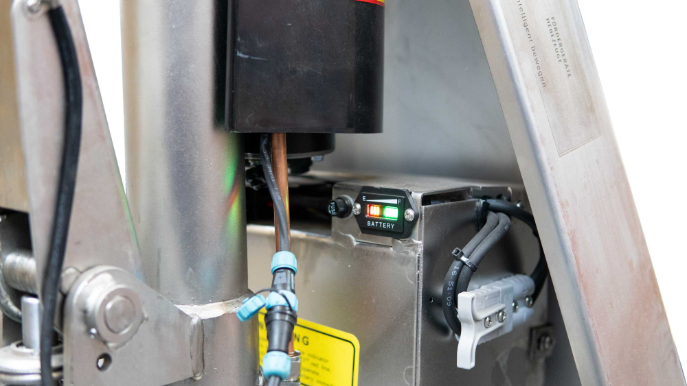 Elektrischer Scherenhubwagen Edelstahl Premium 10E, 1000kg