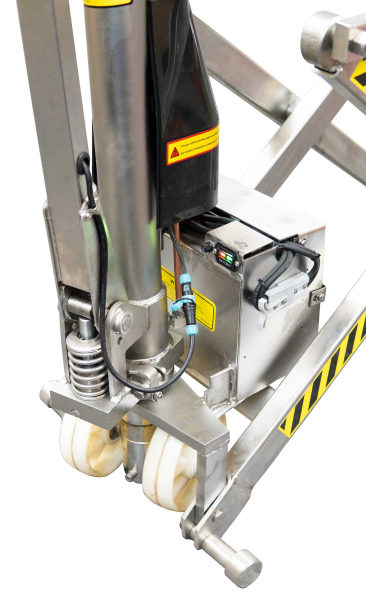 Elektrischer Scherenhubwagen Edelstahl Premium 10E, 1000kg