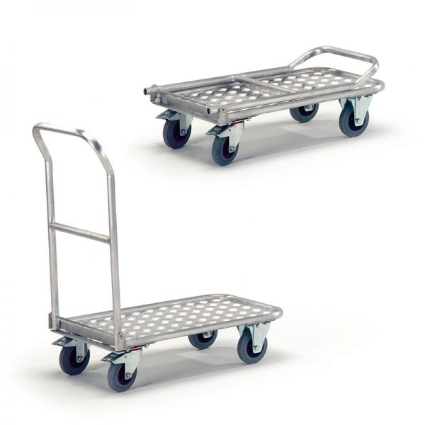 Alu-Magazinwagen mit Klappbügel