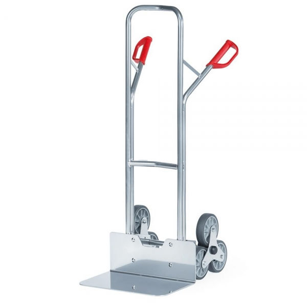 Treppenkarren Alu 200 kg, dreiarmige Rad-Sterne