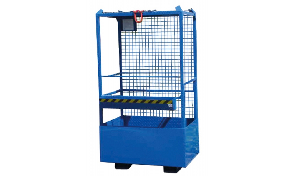 Arbeitsbühne für Stapler, 300 kg Traglast, BxTxH 1200x800x2100mm