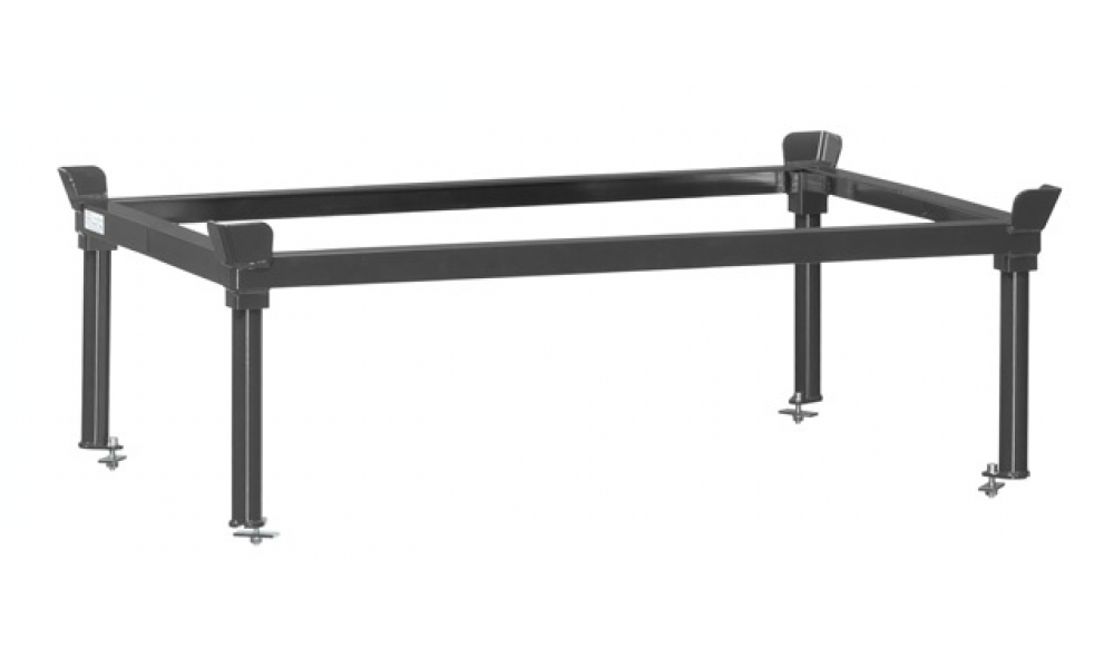 Aufsetzrahmen in Anthrazitgrau (RAL 7016) für Palettenfahrgstelle 1200 kg