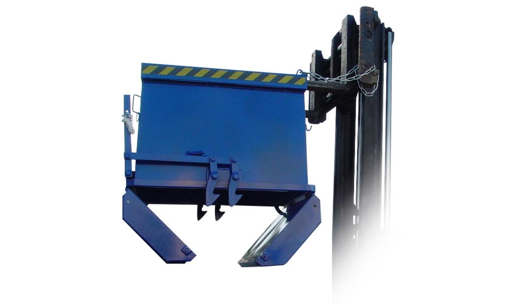 Bodenklappen-Container, 3000 kg Traglast, Inhalt 3cbm, BxTxH 1690x1600x1500mm