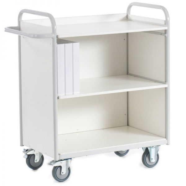 Regalwagen, 3 Ladeflächen und 3 Wände, 150 kg Tragkraft