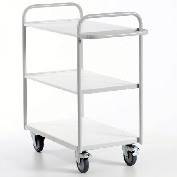 Bürowagen ohne Wände, 3 Etagen, 800x500 mm Ladeflächen, 150 Tragkraft