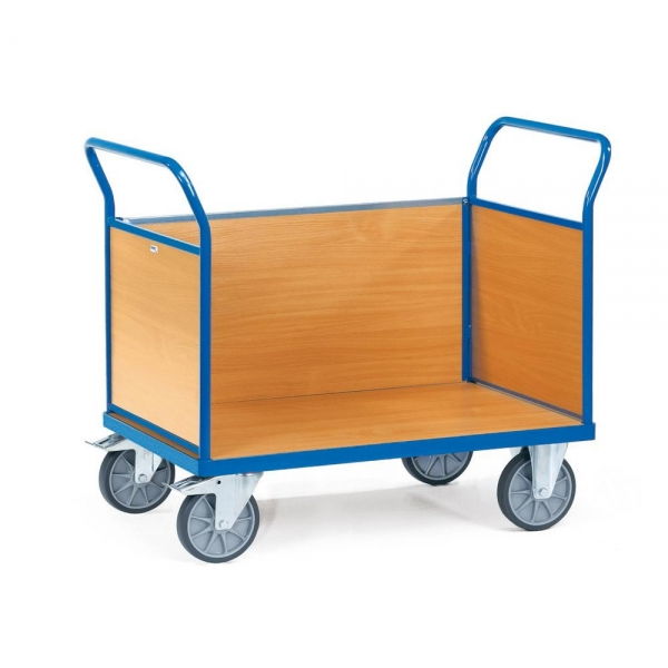 Dreiwandwagen 3 Holz-Wände, bis 600 kg Tragkraft
