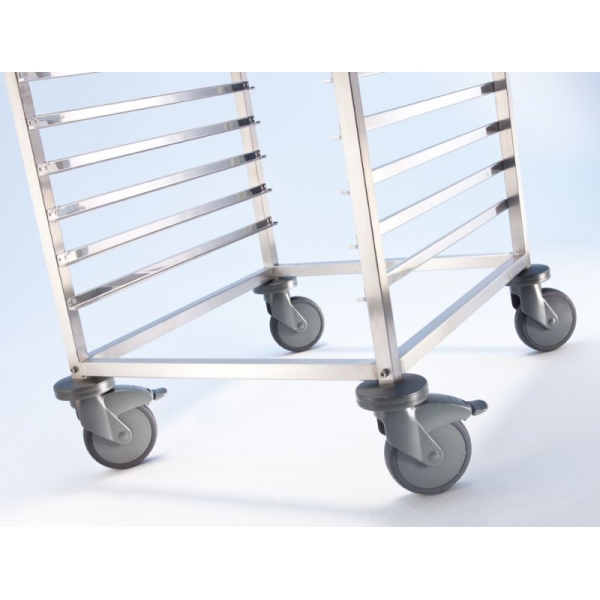 Edelstahl Regalwagen, 662x734x1645 mm, RWRR 161-2